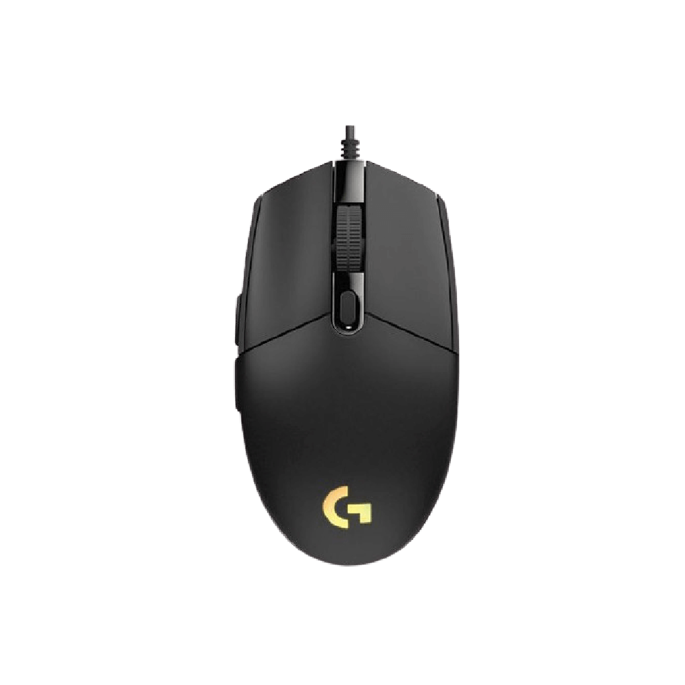 עכבר גיימינג שחור Logitech G102 LIGHTSYNC
