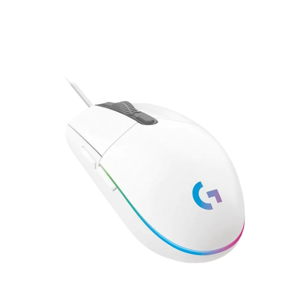 עכבר גיימינג לבן Logitech G102 LIGHTSYNC