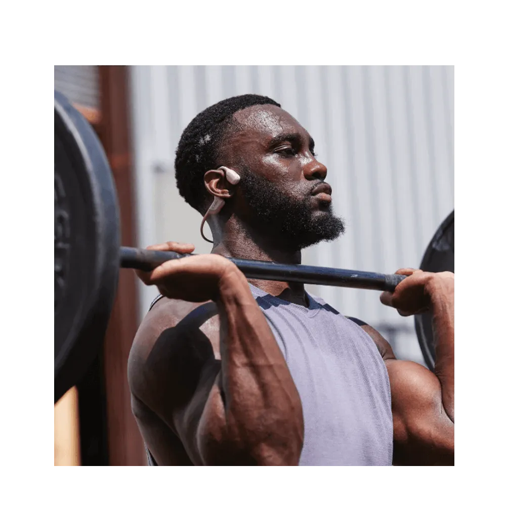 אוזניות OPENRUN PRO SHOKZ בצבע בז'