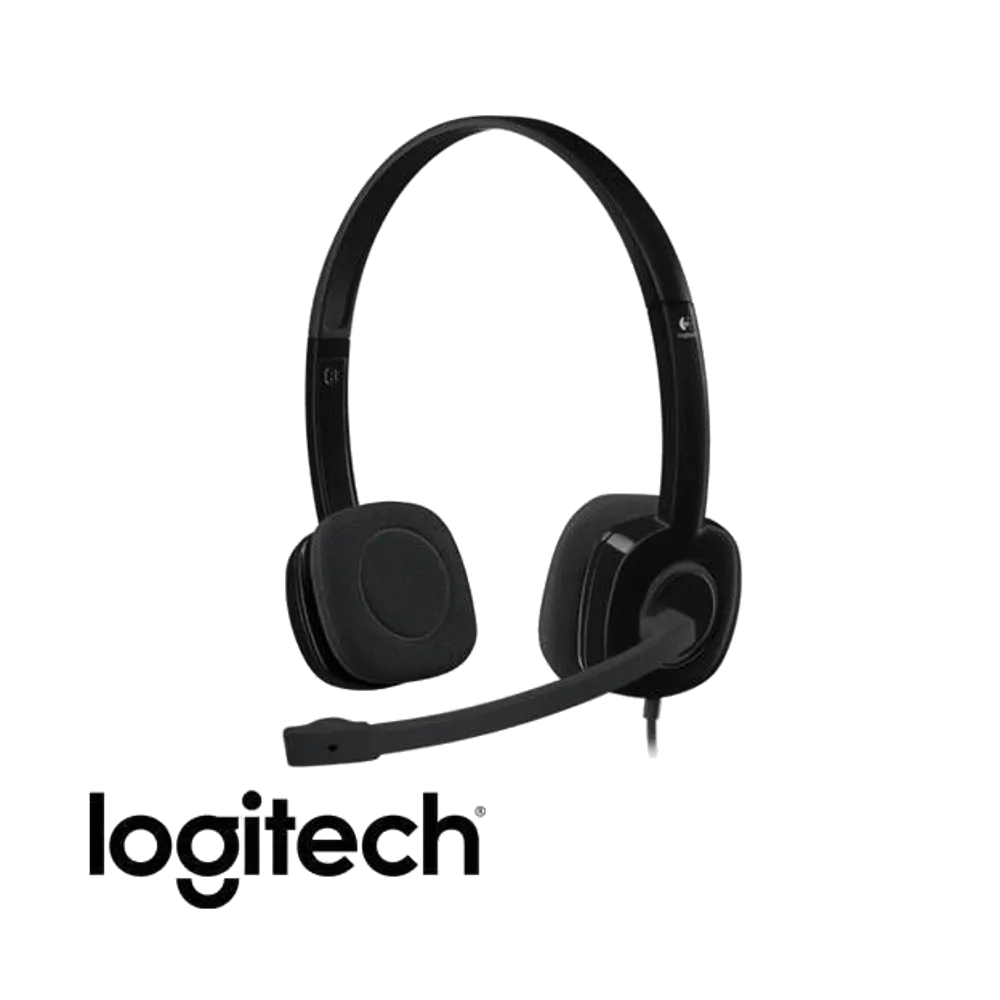 אוזניות סטריאו חוטיות Logitech H151  