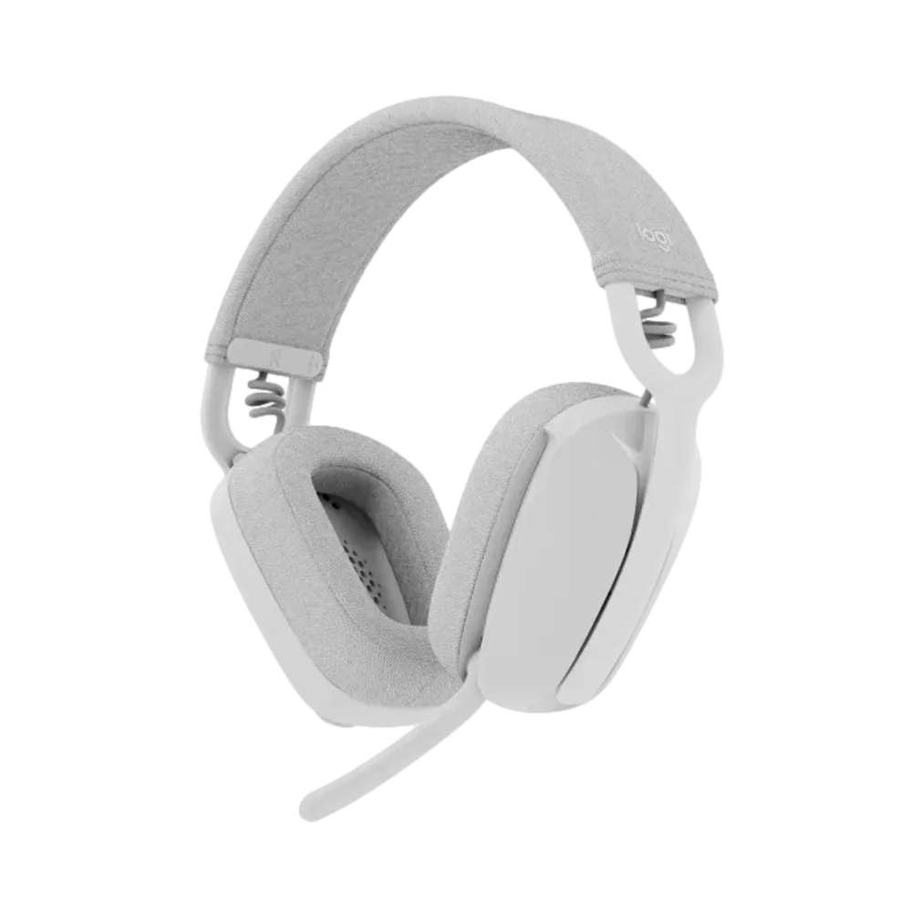 אוזניות Logitech ZONE VIBE 100 - צבע לבן