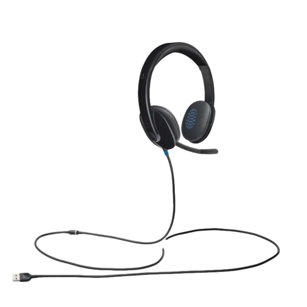אוזניות ומיקרופון Logitech USB H540