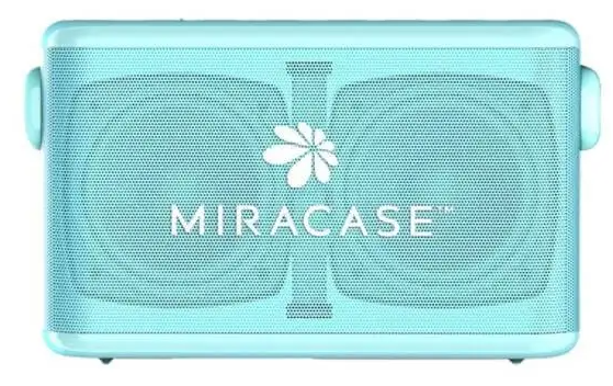 רמקול נייד+מיקרופון MBTS880  MIRACASE בצבע כחול