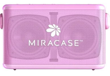 רמקול נייד+מיקרופון MIRACASE MBTS880 בצבע ורוד