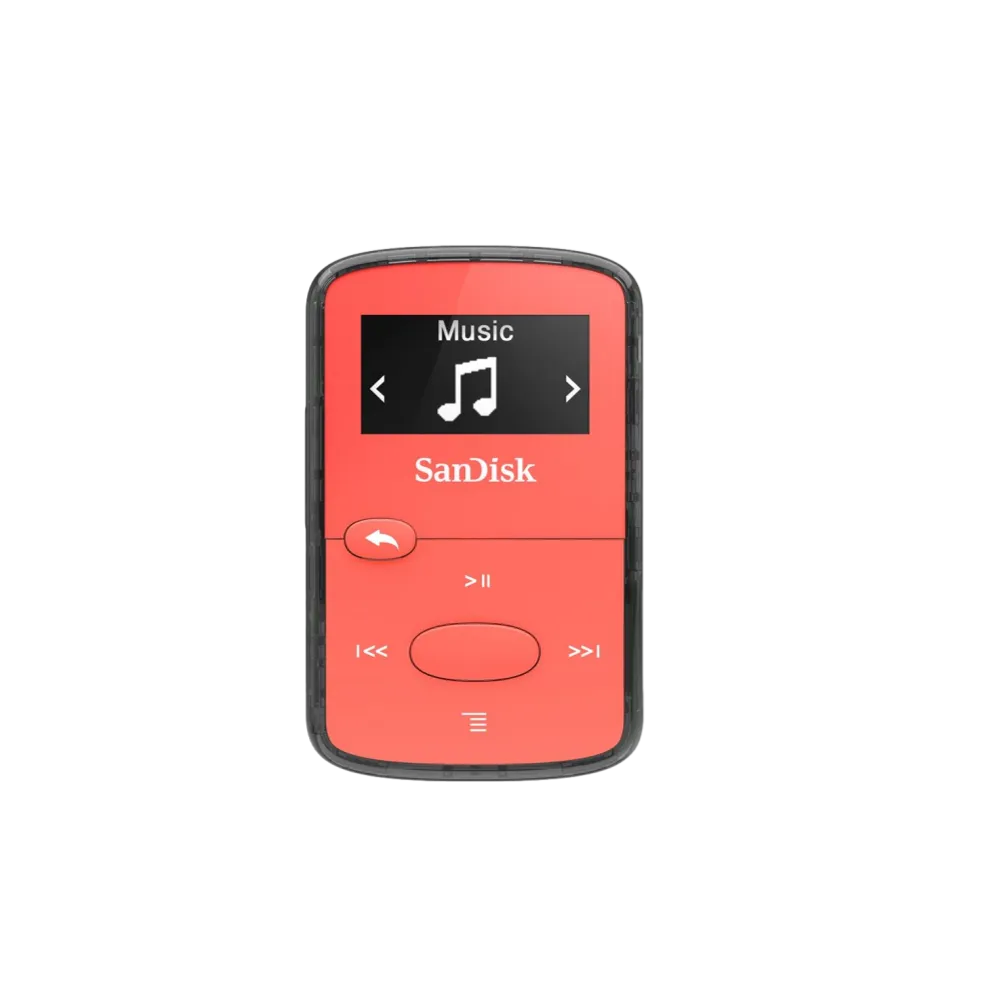 נגן SanDisk Clip Jam MP3 8GB  SANDISK - צבע אדום