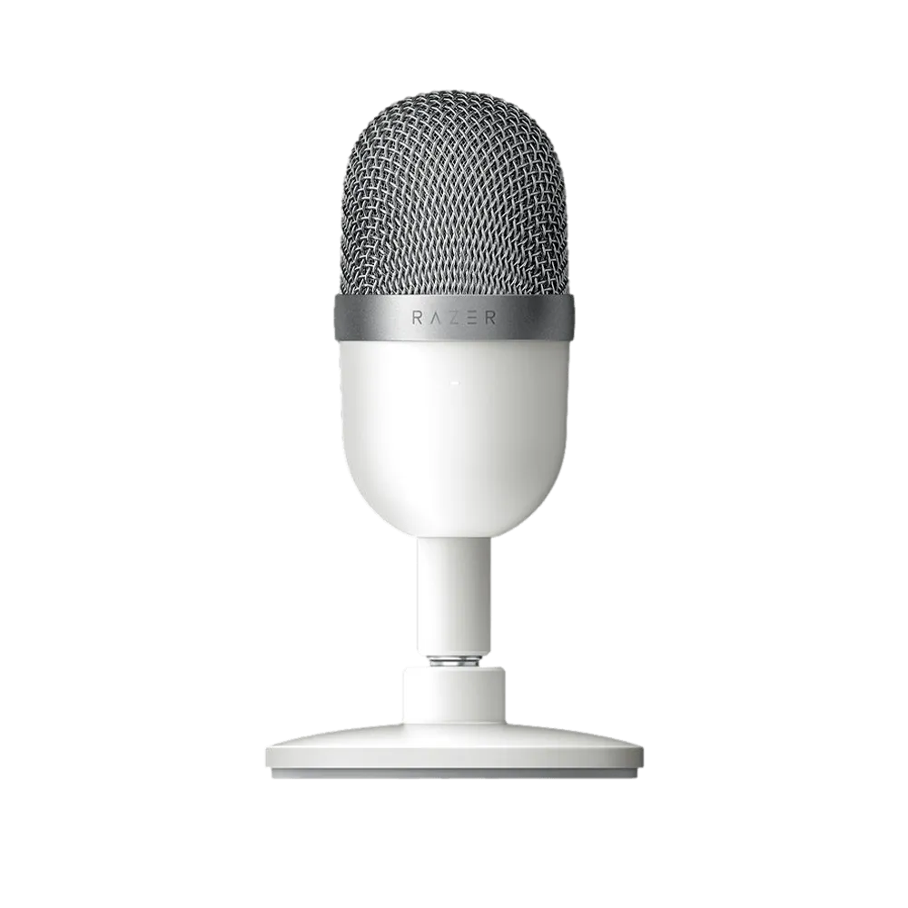 מיקרופון בצבע לבן מבית RAZER דגם SEIREN MINI MERCU