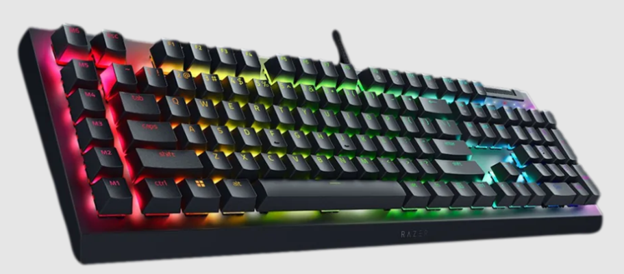מקל' חוט' RAZ BLACKWIDOW V4 X G.S