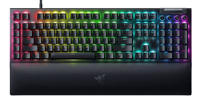 מקל' חוט' RAZER BLACKWIDOW V4 G.S