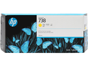 דיו צהוב 676M8A HP 738 300ml Yellow 