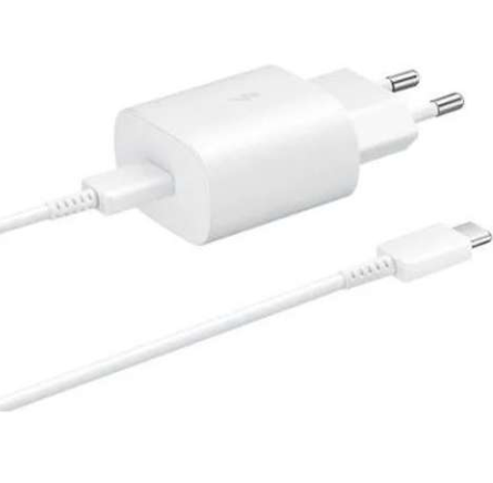 מטען מהיר וכבל C010070508 USB ל-Samsung Type C - לבן