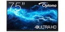 מסך מגע אינטראקטיבי גודל "75 Optoma 3752RK 4K
