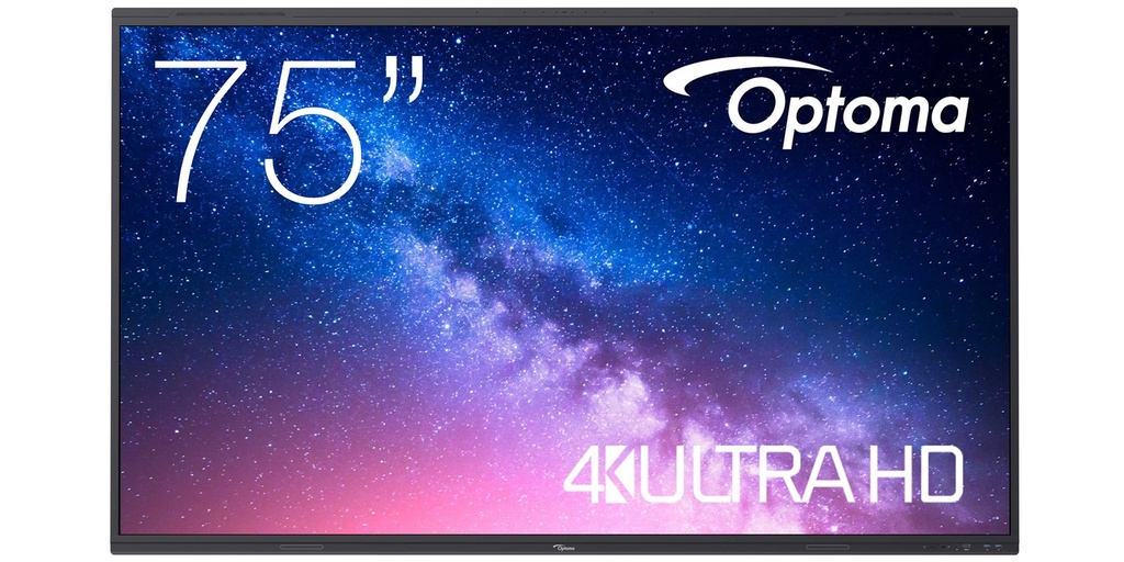 מסך מגע אינטראקטיבי גודל "75 Optoma 5753RK 4K
