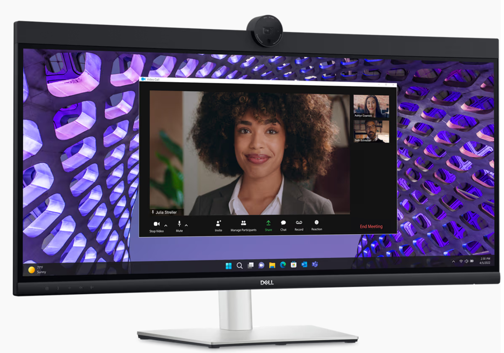 Dell 34 Curved Video Conferencing Monitor - P3424WEB,  86.71cm (34.1")