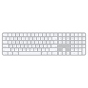 ‏מקלדת Apple Magic Keyboard with Touch ID and Numeric Keypad MK2C3HB/A אפל
