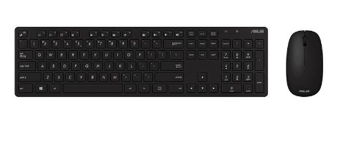 סט מקלדת ועכבר אלחוטי ASUS W5000 - צבע שחור