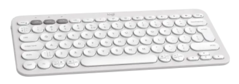 מקלדת Logitech PEBBLE KEYS 2 K380S- צבע לבן