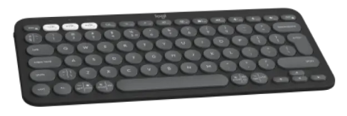 מקלדת Logitech PEBBLE KEYS 2 K380S- צבע גרפיט