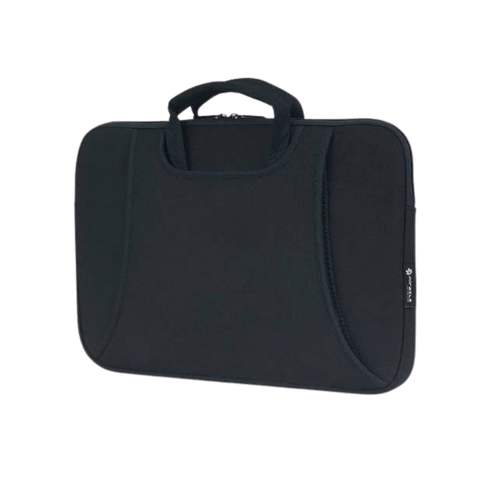 מעטפת עם ידיות ותאי איחסון עבור מחשבים ניידים בצבע שחור "15.6