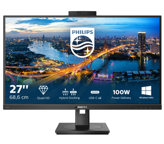 מסך מחשב "PHILIPS 276B1JH LED 27
