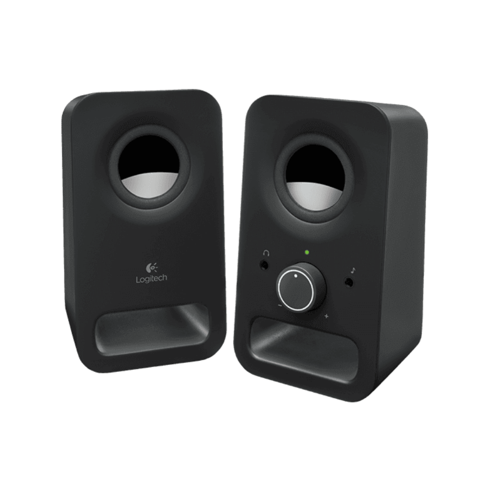 רמקולים למחשב Logitech 2.0 Multimedia Speakers Z150 Retail בצבע שחור