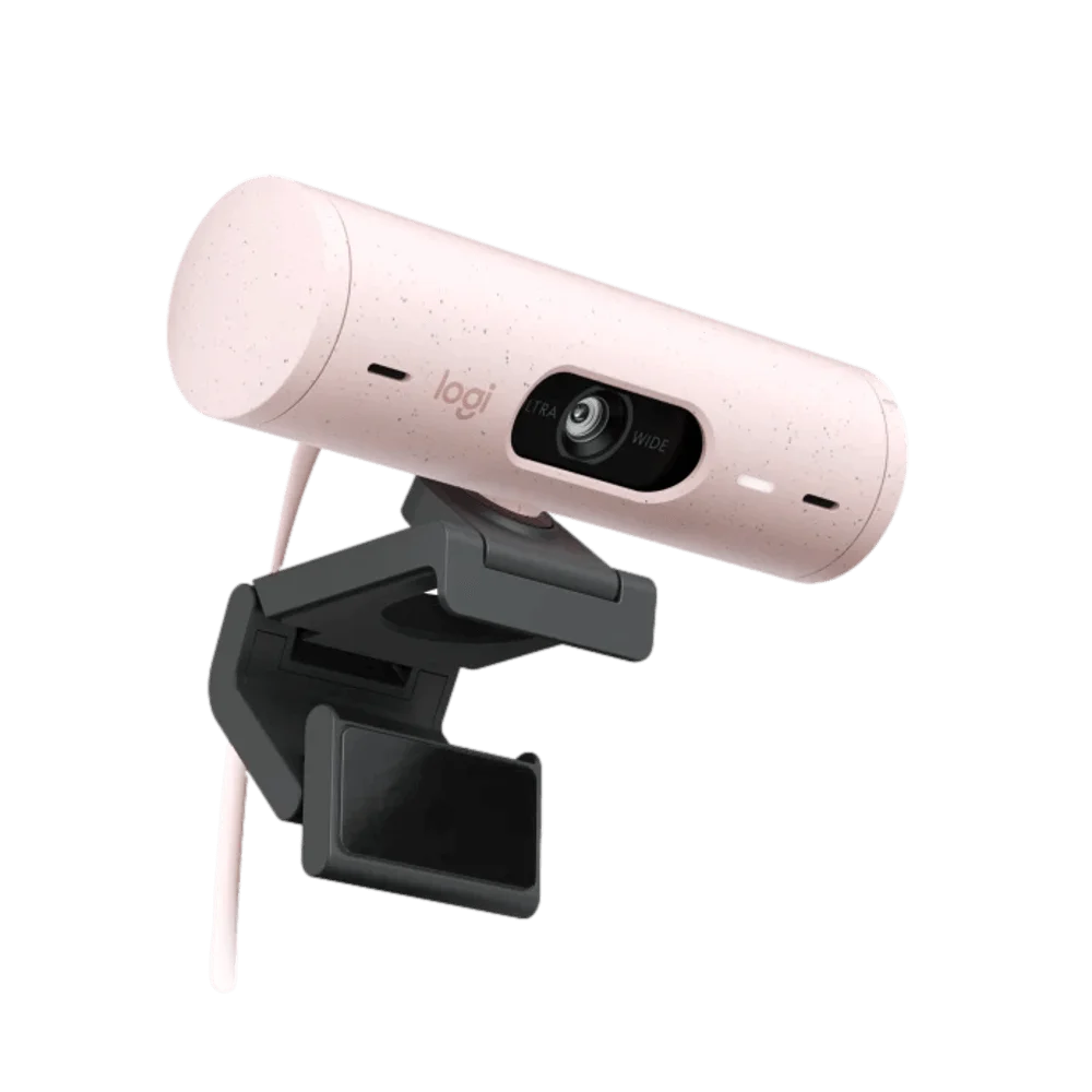 מצלמת רשת Logitech BRIO 500 - צבע ורוד