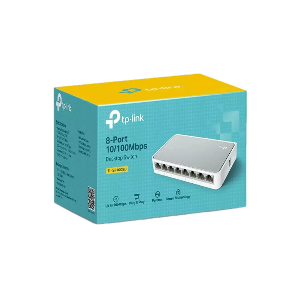 Port 10/100Mbps Desktop Switch TL-SF1008D TP-LINK