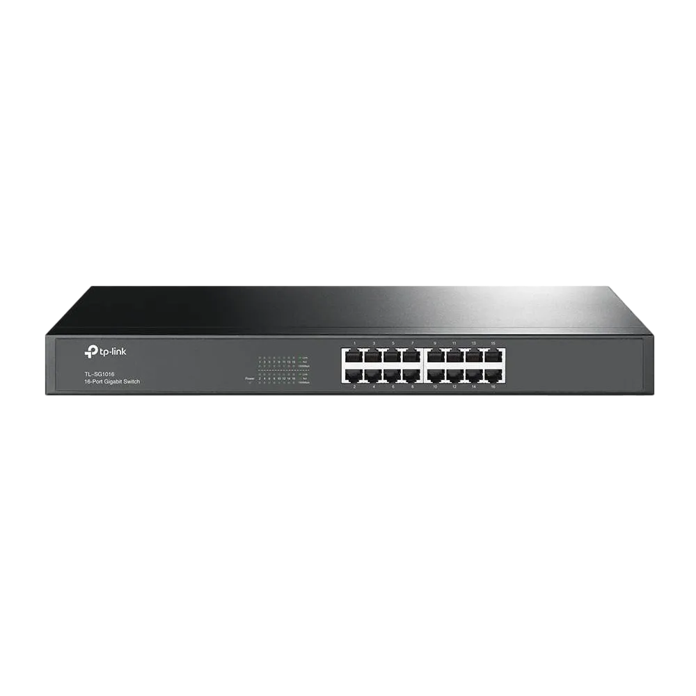 16-Port Gigabit Rackmount Switch מבית TP-LINK