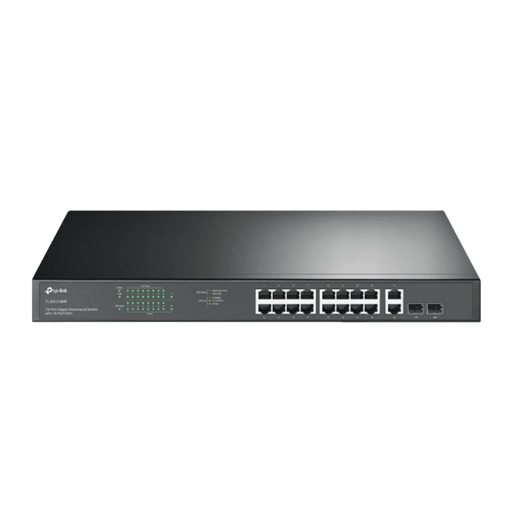 מתגTL-SG1218MP 16POE+ 250W 2SFP