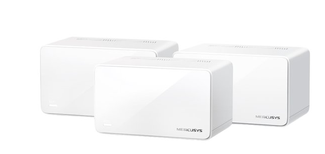ראוטר אלחוטי/אקסס פוינט ‏Mercusys HALO H90X Mesh WiFi 6 AX6000‎‏ (3 יחי’ באריזה)‏