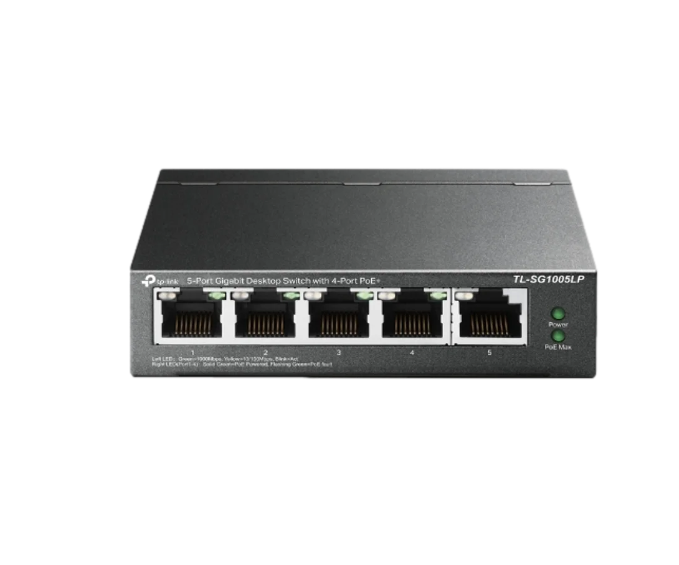 מתג SG1005LP 4POE+ 40W GIGA