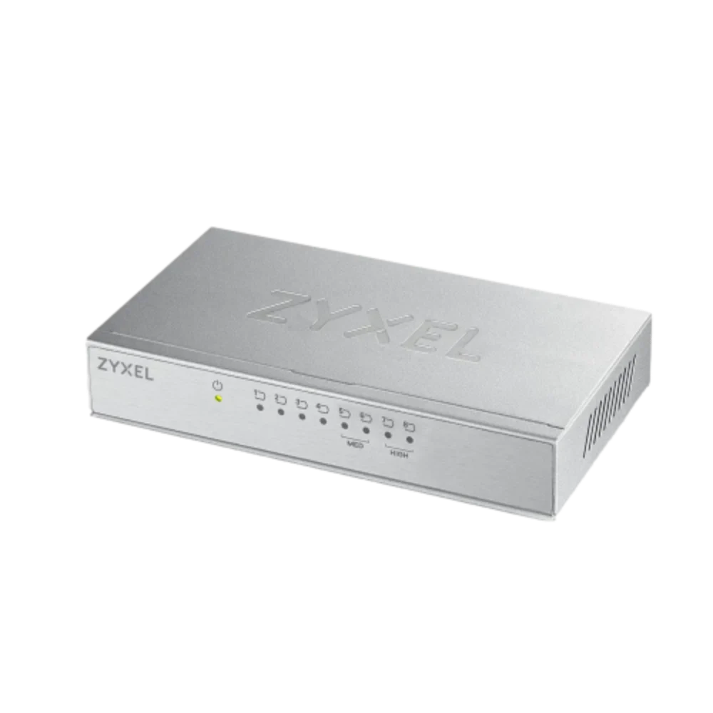 Zyxel GS-108B ‎‏ מתג מתכתי 8 פורטים‏