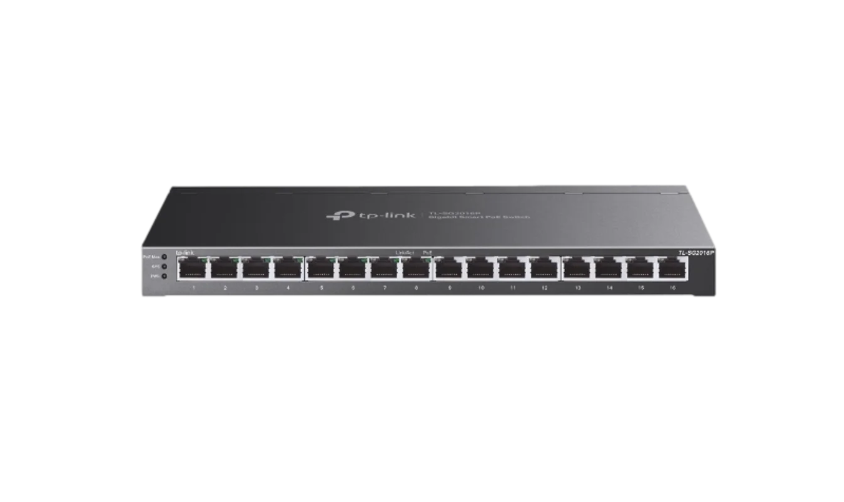 מתג מתכת שולחני L-SG2016P GIGA 8POE + 8POE+ 120W