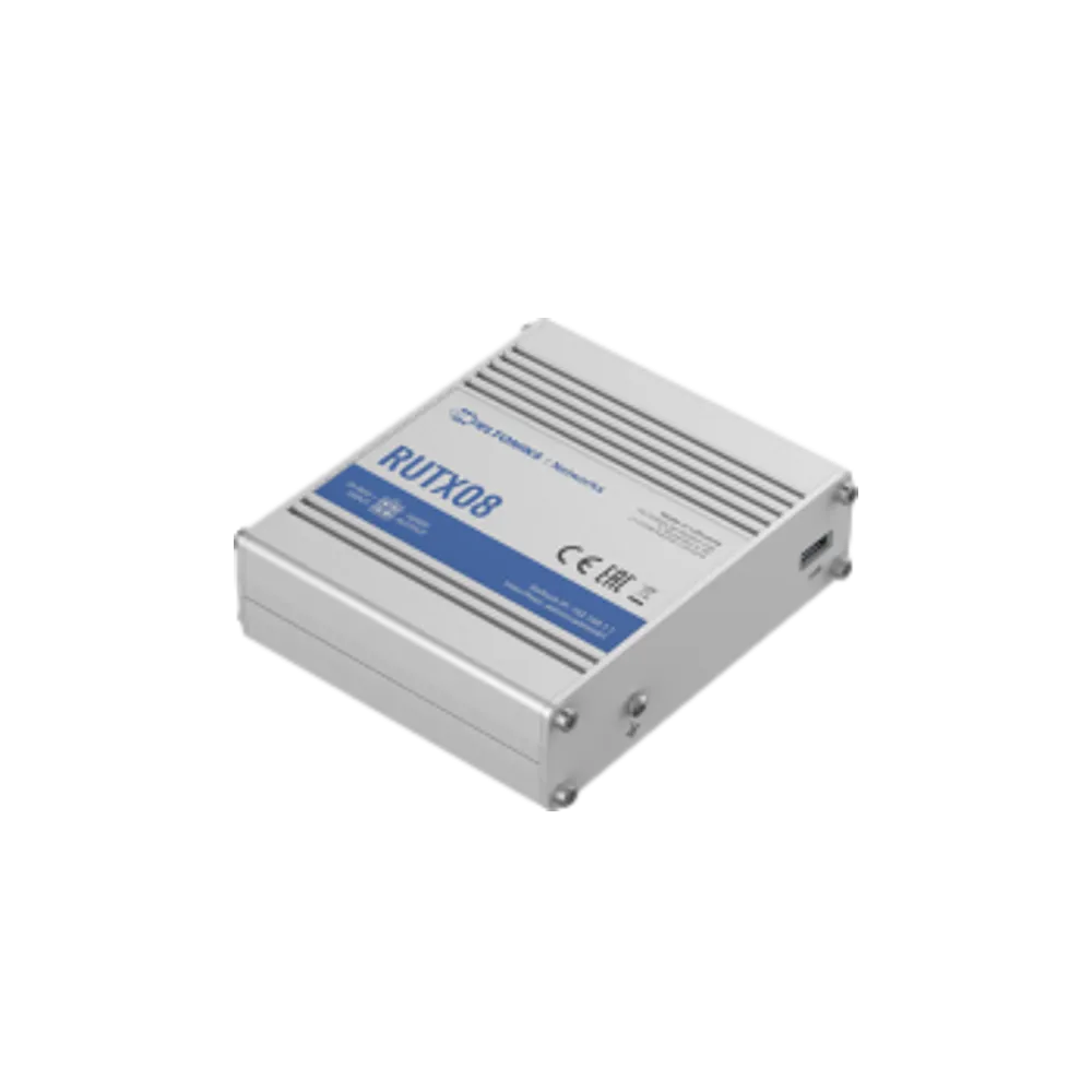 נתב תעשייתי קווי (ללא סים) Teltonika RUTX08 (NO LTE)