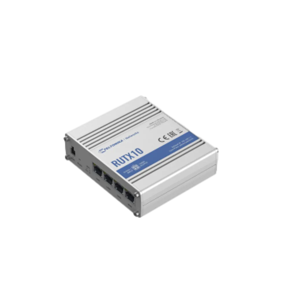 נתב תעשייתי קווי (ללא סים) Teltonika RUTX10 (NO LTE)