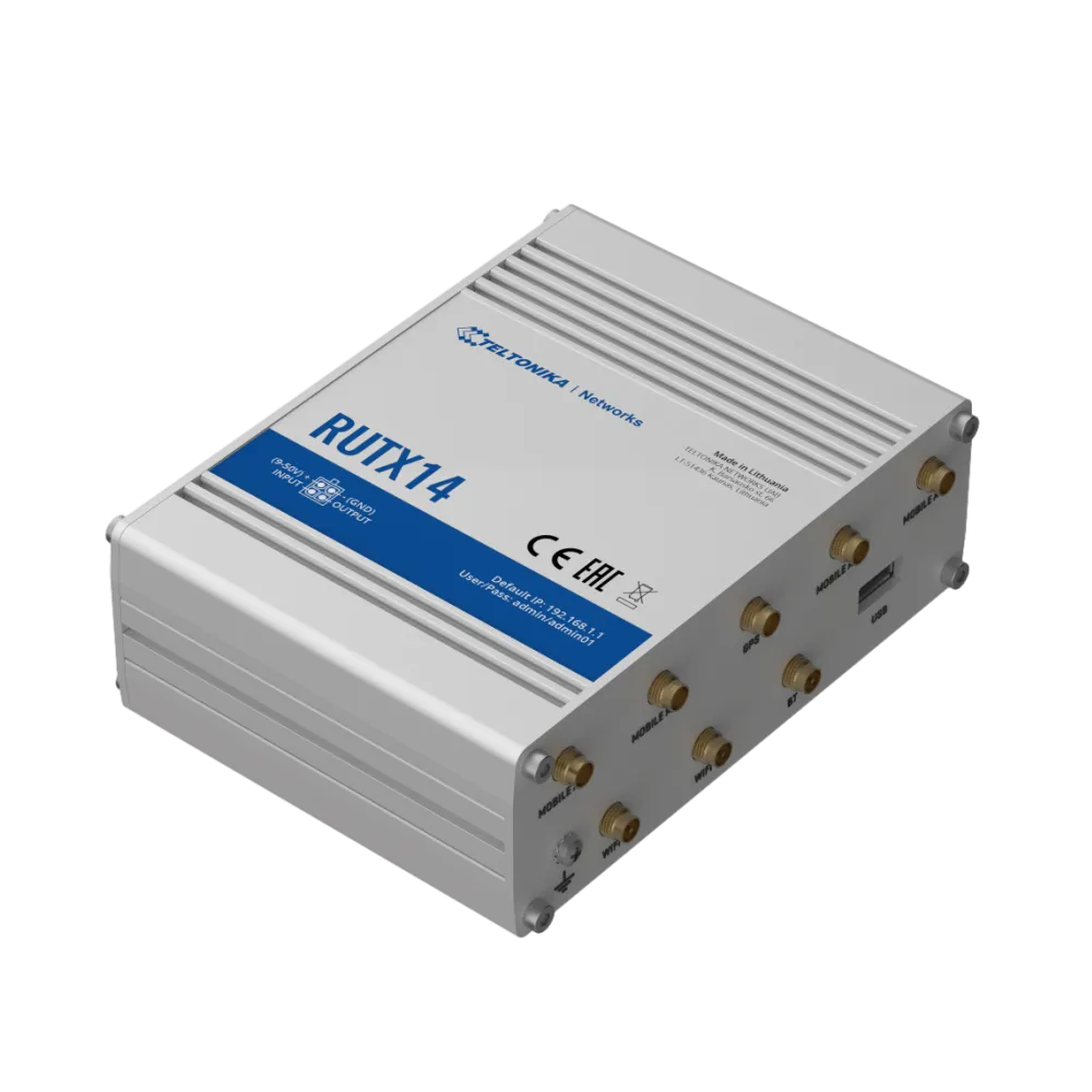 נתב סלולרי Teltonika RUTX14 4G LTE CAT12