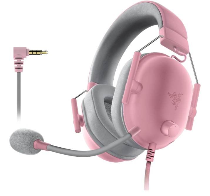 אוזניות גיימינג RAZER Blackshark V2x - ורוד