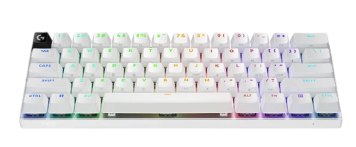 מקלדת גיימינג אלחוטית –Logitech G Pro X 60 TKL בצבע לבן