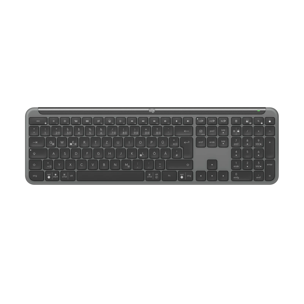 מקלדת גיימינג אלחוטית – K950 SLIM מבית Logitech בצבע Graphite