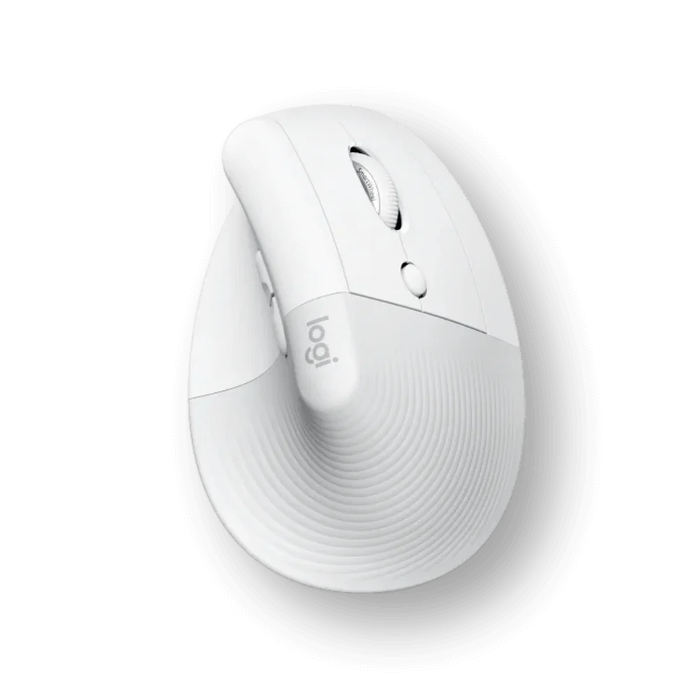 עכבר אלחוטי ארגונומי-LOGITECH LIFT FOR MAC – OFF WHITE