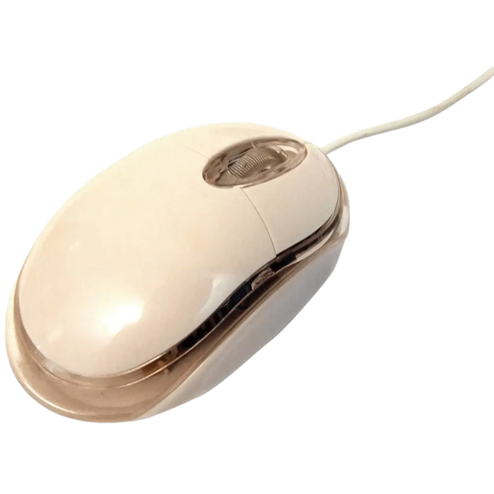 עכבר אופטי silver line USB OM-290 בצבע לבן