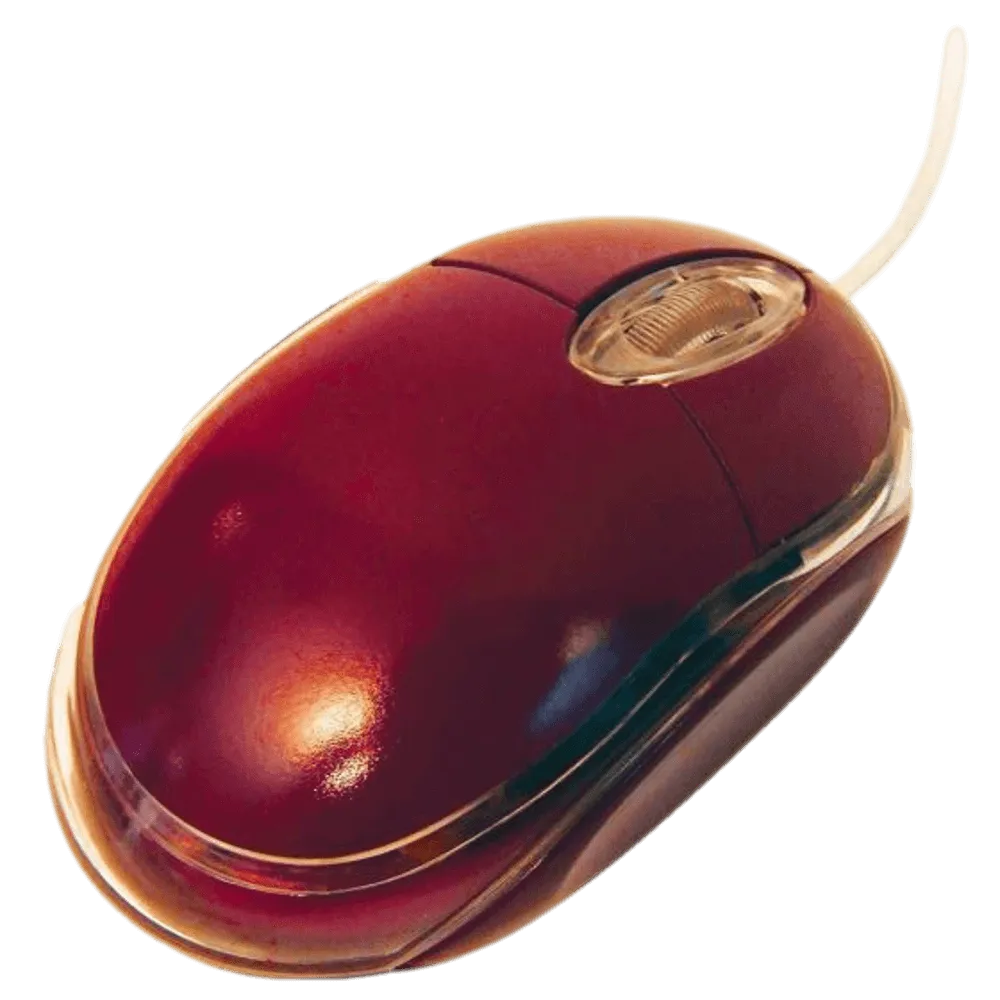 עכבר אופטי USB OM-290 בצבע אדום