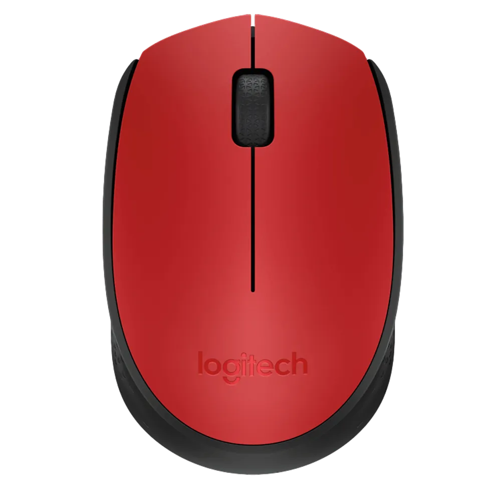 עכבר אלחוטי Logitech M171 Retail - בצבע אדום