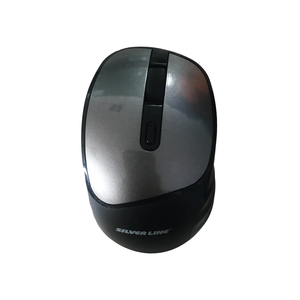 עכבר דגם RF-068 בצבע אפור מבית silver line