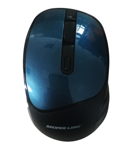 עכבר דגם RF-068 בצבע כחול מבית silver line