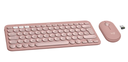 סט מקלדת ועכבר Logitech PEBBLE 2 COMBO K380S +M350S- צבע ורוד