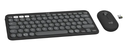 סט מקלדת ועכבר Logitech PEBBLE 2 COMBO K380S +M350S- צבע גרפיט FOR MAC