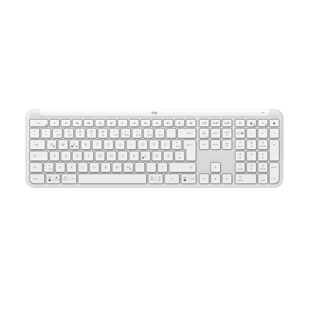  מקלדת גיימינג אלחוטית – K950 SLIM מבית Logitech בצבע Off-white 