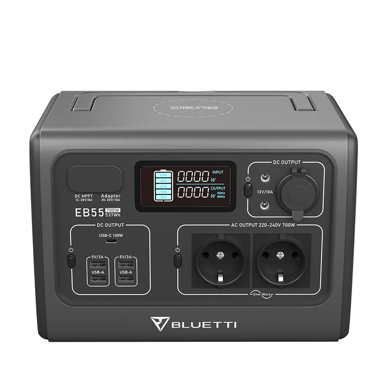  תחנת כוח ניידת BLUETTI EB55 | 700W 537Wh 