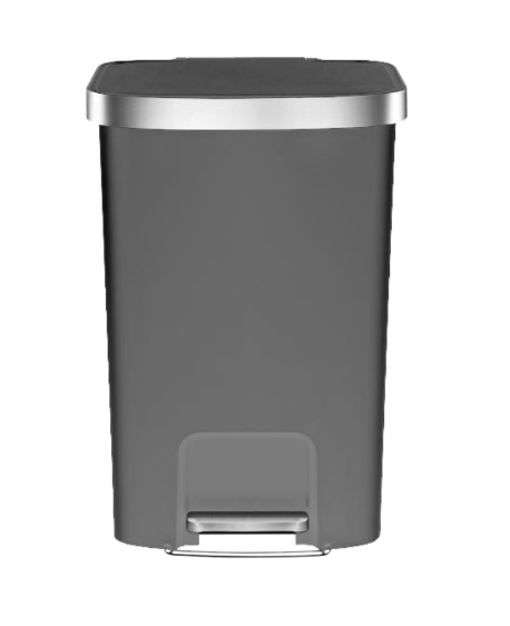  פח רגלית EKO6255 50L NEW HANA אפור 