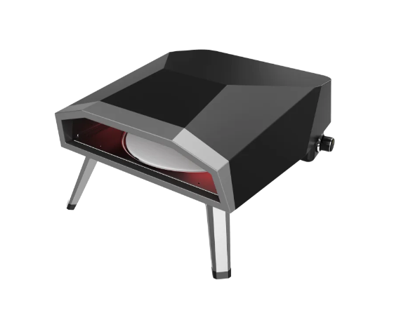  טאבון פיצה ביתי עם אבן מסתובבת בצבע שחור דגם P160X '16 מבית MIRA